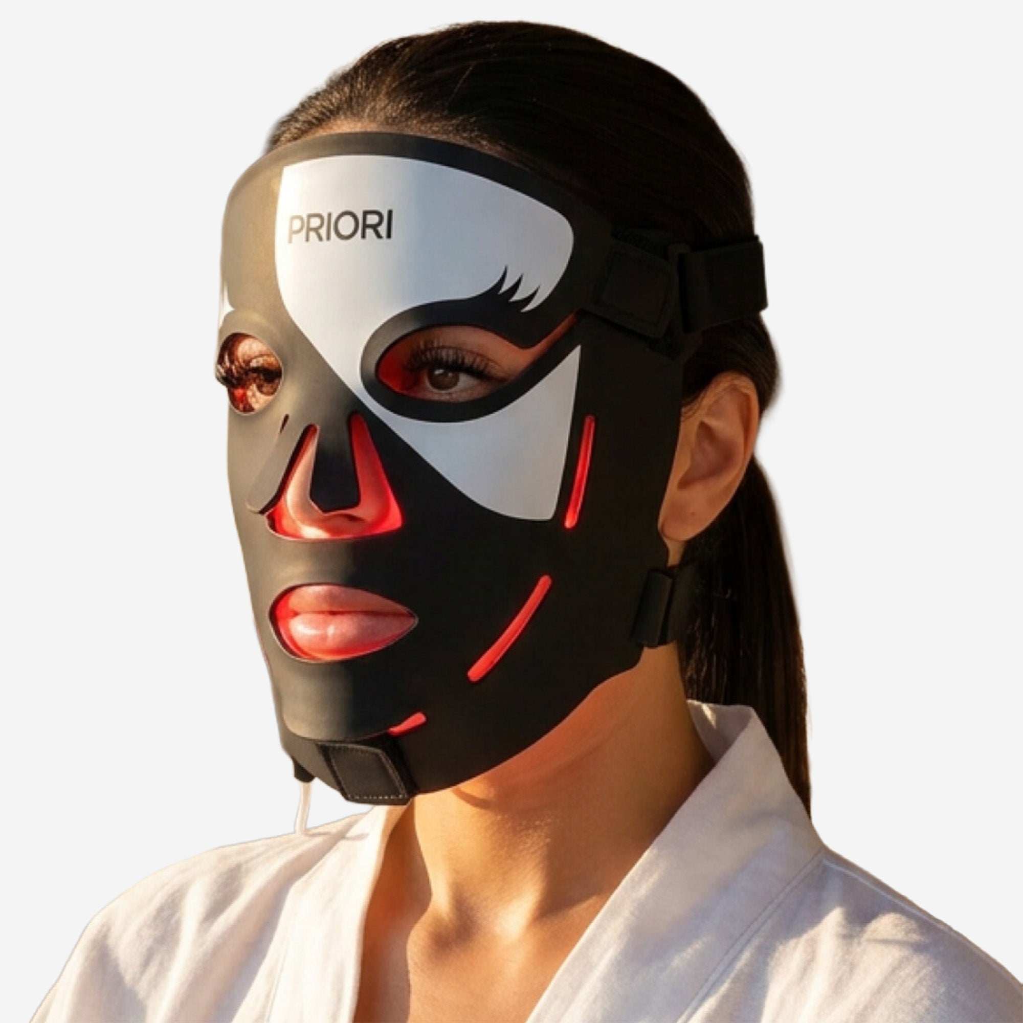 puri skin LED MASK ローズゴールド PRIORI LED Red Light Therapy Face Mask | FDA Cleared | UNVEILED