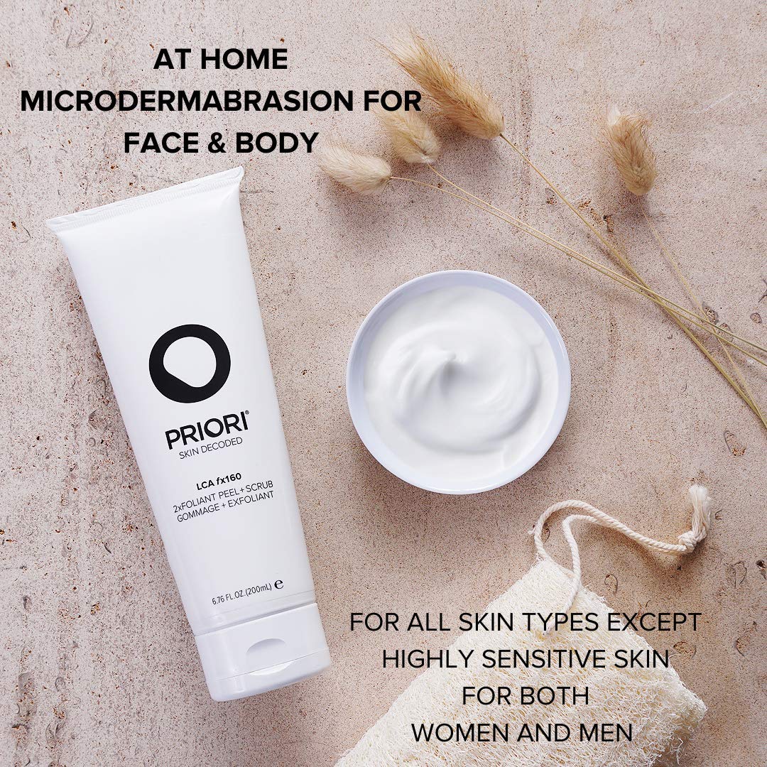 Exfoliating Shower Peel + Face Scrub | PRIORI fx160