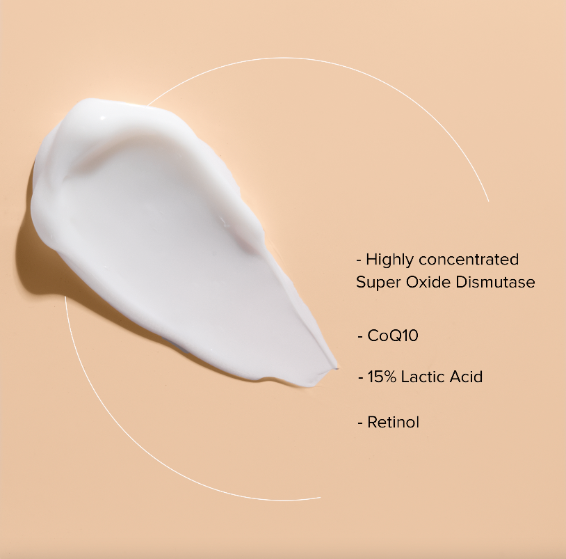 PRIORI Skincare Q+ SOD Moisturizing Cream with Retinol Highly Concentrated Super Oxide Dismutase