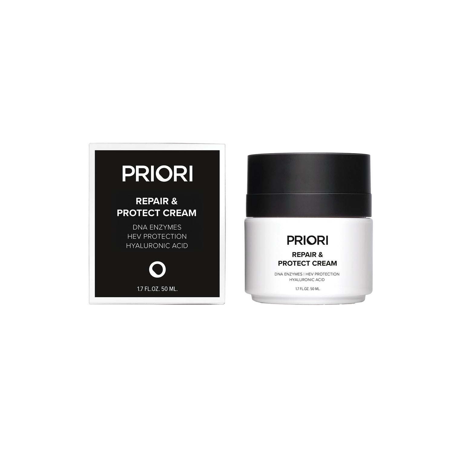PRIORI DNA Intense Recovery Repair and Protect Moisturizing Face Cream Product and Packaging