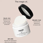 PRIORI Smoothing Peel Pads with 20% AHA which smooths the appearance of fine lines and wrinkles