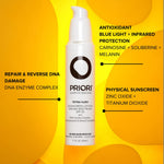 Priori Tetra Blue light and Infrared Skin Protection made with Zinc Oxide and Titanium Oxide
