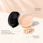 PRIORI Professional Spa Grade Mineral Loose Powder Foundation with Sunscreen Protection