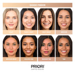 PRIORI Next Generation Mineral Loose Powder Foundation Shade Finder
