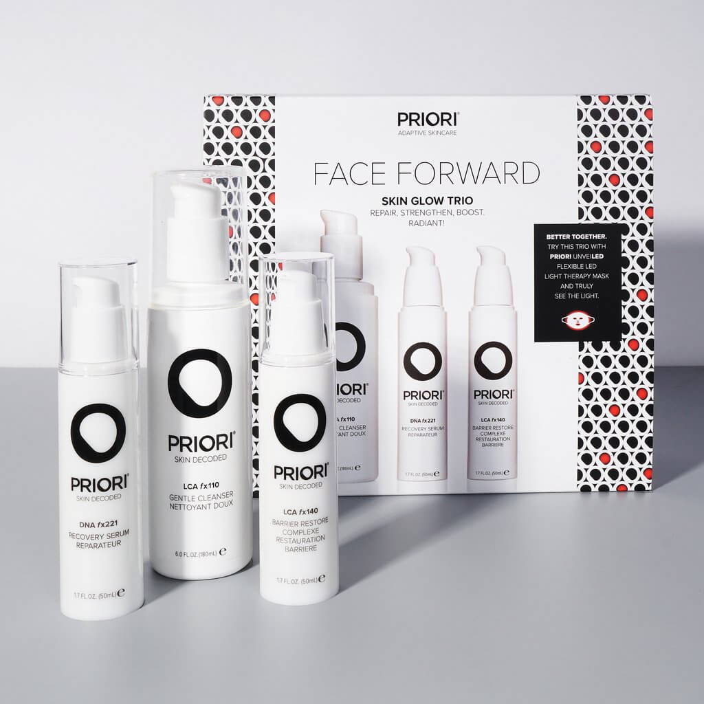 PRIORI Skincare Face Forward Trio for Glowing Skin