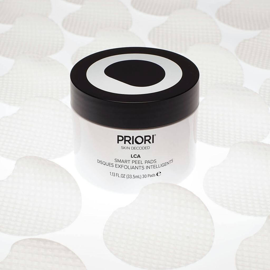 High Strength Smoothing Peel Pads 3.5pH with 20% AHA | PRIORI Skincare